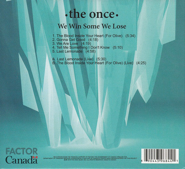 The Once : We Win Some We Lose (CD, EP)