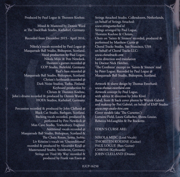 Eden's Curse : Cardinal (CD, Album)