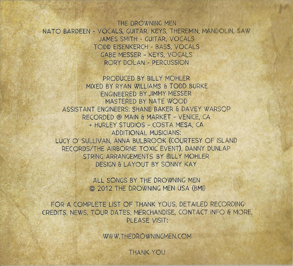 The Drowning Men : All Of The Unknown (CD, Album, Dig)