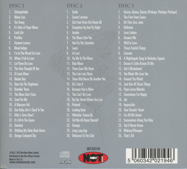 Nat King Cole : The Platinum Collection (3xCD, Comp)