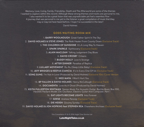 David Holmes : LateNightTales (CD, Comp, Ltd, Mixed)