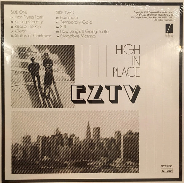 EZTV : High In Place (LP, Album, Ltd, S/Edition, Blu)