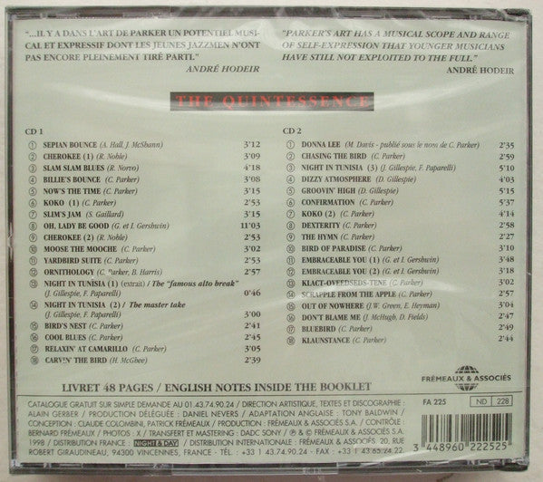 Charlie Parker : New York- Hollywood 1942-1947 (2xCD, Comp)