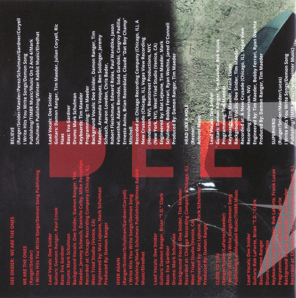 Dee Snider : We Are The Ones (CD, Album, Gat)