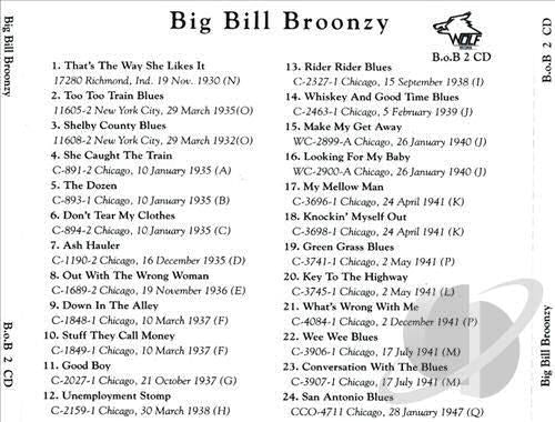 Big Bill Broonzy : 1935-1947 (CD, Comp)