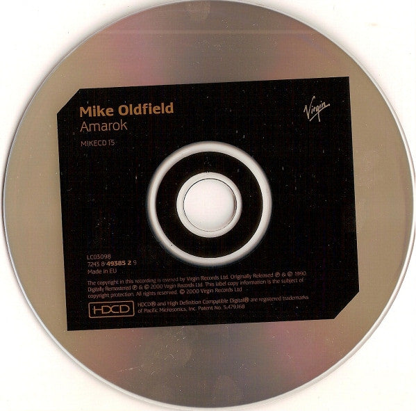 Mike Oldfield : Amarok (HDCD, Album, RE, RM)