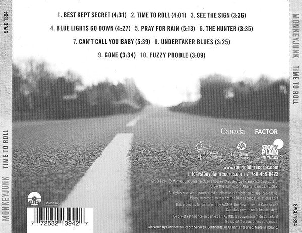 MonkeyJunk : Time To Roll (CD)