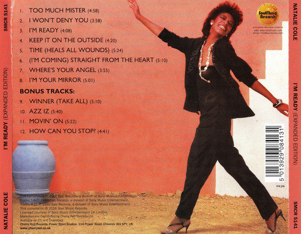 Natalie Cole : I'm Ready (CD, Album, RE, RM)