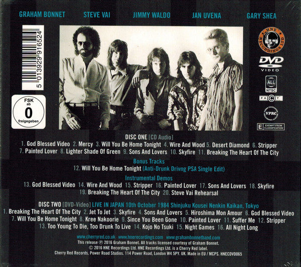 Alcatrazz : Disturbing The Peace (CD, Album, RE, RM + DVD-V, RE, NTSC)