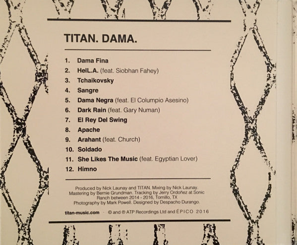 Titan : Dama  (CD, Album)