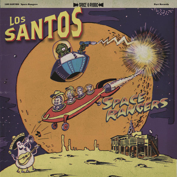 Los Santos (3) : Space Rangers (10", Album, Ltd)