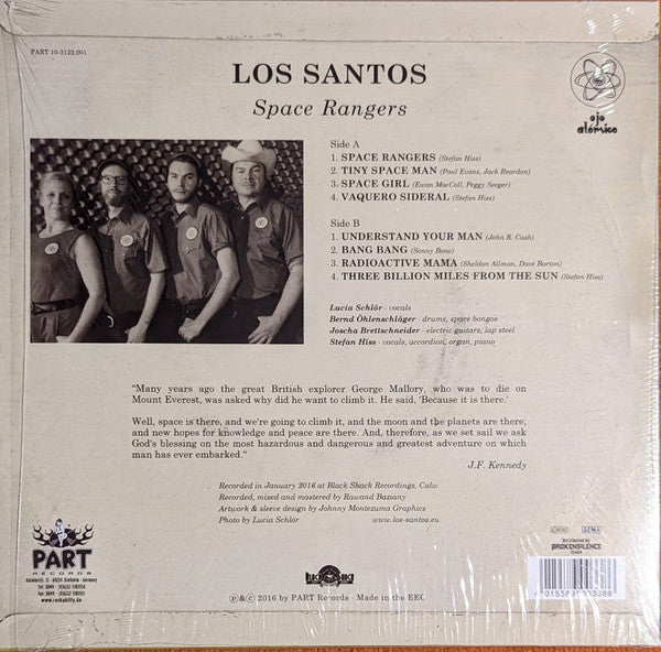 Los Santos (3) : Space Rangers (10", Album, Ltd)
