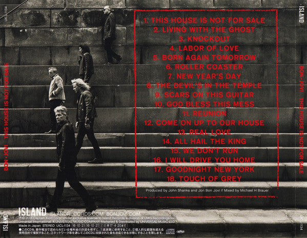 Bon Jovi = Bon Jovi : This House Is Not For Sale = ディス・ハウス・イズ・ノット・フォー・セール (CD, Album)