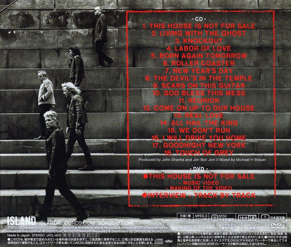 Bon Jovi : This House Is Not For Sale (CD, Album, SHM + DVD-V, Ltd, NTSC)