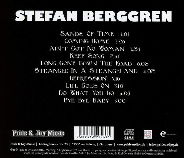 Stefan Berggren : Stranger In A Strangeland (CD, Album)