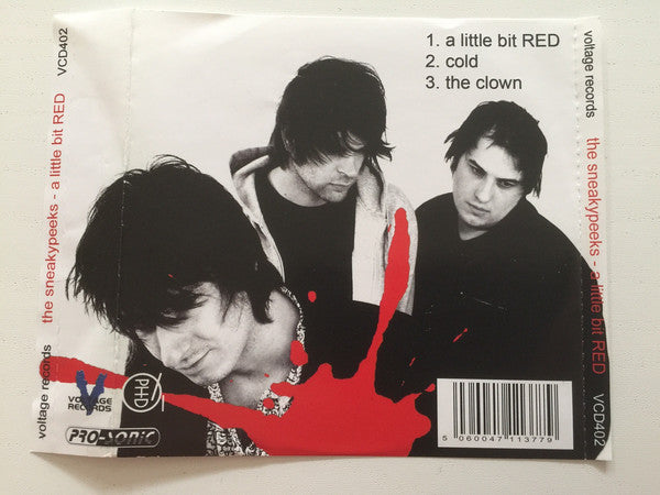 The Sneakypeeks : A Little Bit Red (CD, Single)