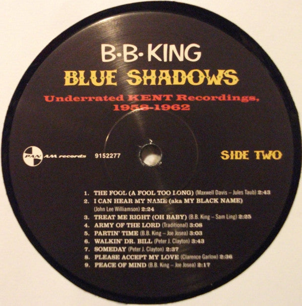 B.B. King : Blue Shadows - Underrated Kent Recordings 1958-1962 (LP, Comp, Ltd, RM, 180)