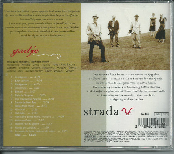 Strada (7) : Gadjé (CD, Album, RE)