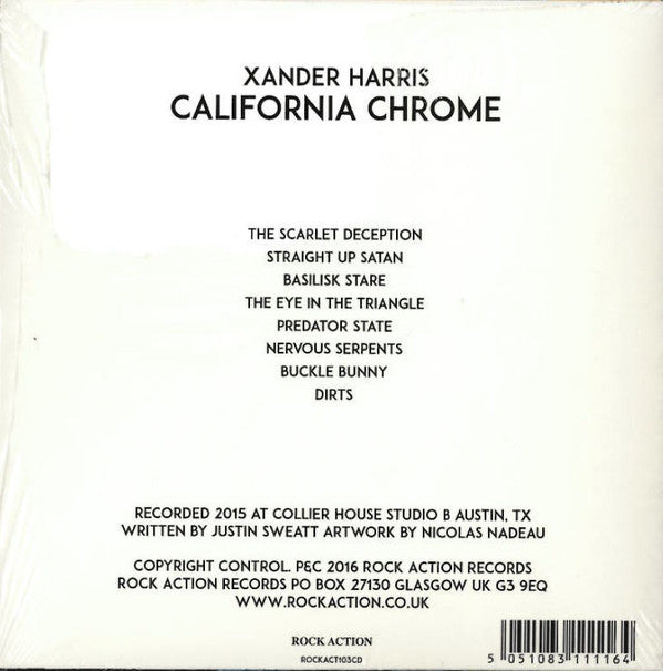 Xander Harris : California Chrome (CD, Album)