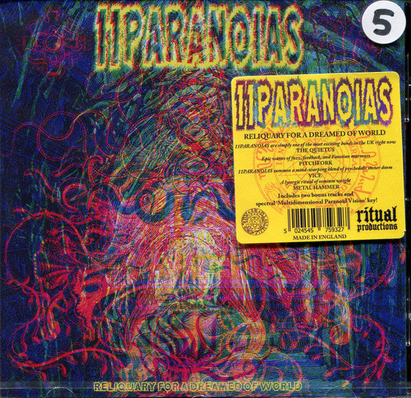 11PARANOIAS : Reliquary For A Dreamed Of World (CD, Album)