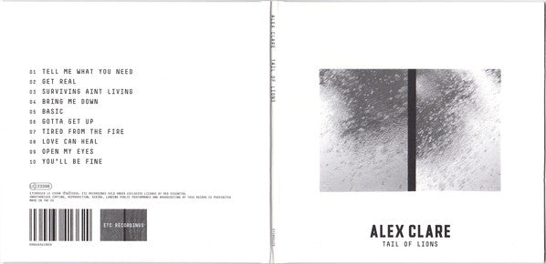 Alex Clare (2) : Tail Of Lions (CD, Album, Dig)