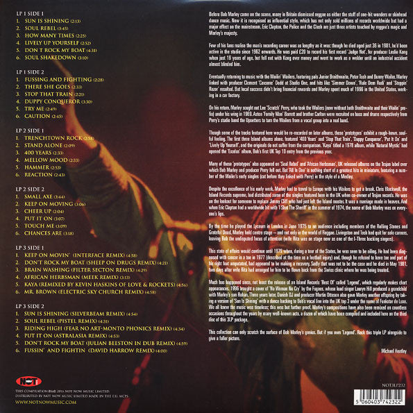 Bob Marley : Sun Is Shining (LP, Red + LP, Yel + LP, Gre + Comp)