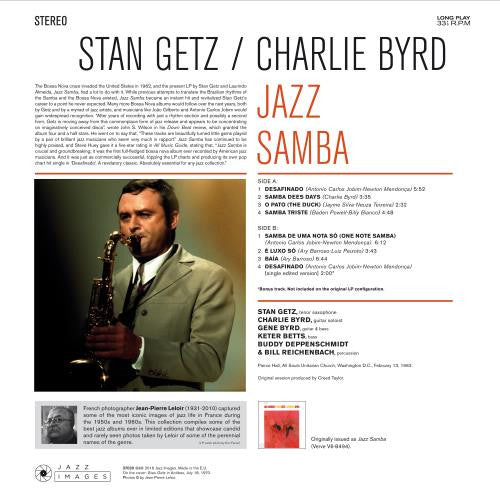 Stan Getz / Charlie Byrd : Jazz Samba (LP, Album, Dlx, Ltd, RE, 180)