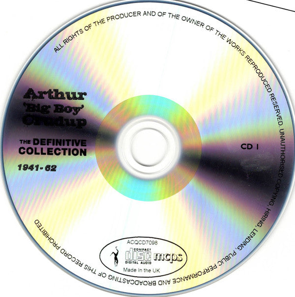 Arthur "Big Boy" Crudup : The Definitive Collection 1941-62 (4xCDr, Comp)