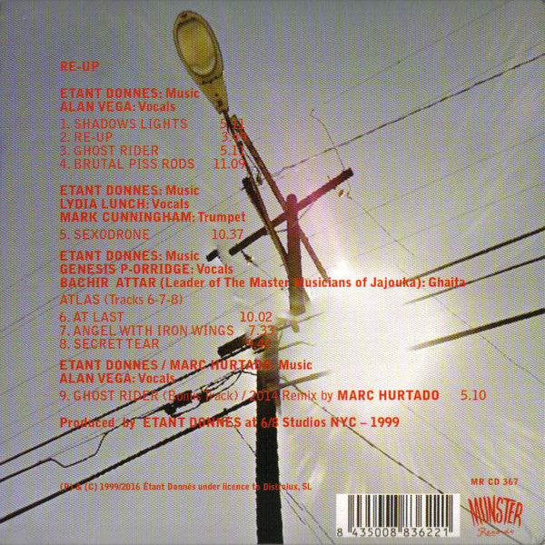 Etant Donnes* With Alan Vega, Lydia Lunch And Genesis P-Orridge : Re-Up (CD, Album, RE)