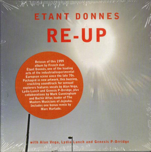 Etant Donnes* With Alan Vega, Lydia Lunch And Genesis P-Orridge : Re-Up (CD, Album, RE)