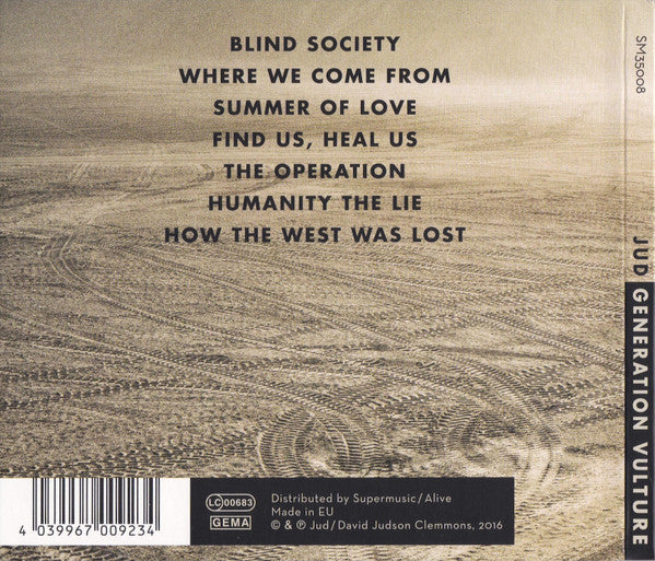 Jud : Generation Vulture (CD, Album)