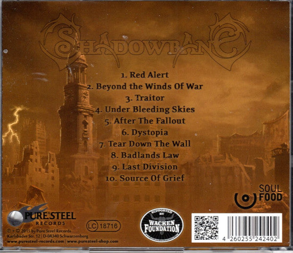 Shadowbane : Facing The Fallout (CD, Album)