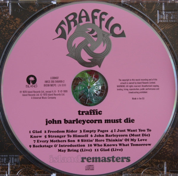 Traffic : John Barleycorn Must Die (CD, Album, RE, RM, RP, EDC)