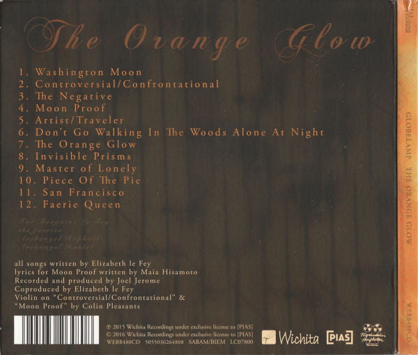 Globelamp : The Orange Glow (CD, Album)
