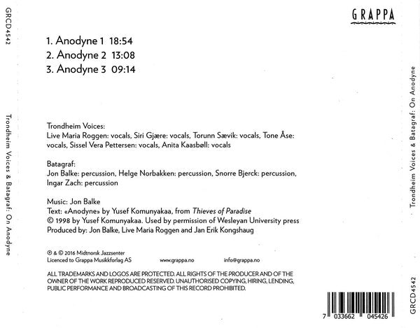 Trondheim Voices & Batagraf : On Anodyne (CD, Album)