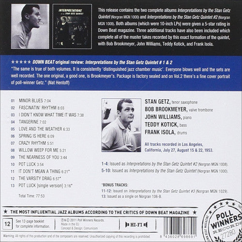 Stan Getz Quintet : Interpretations #2 + Interpretations #1 (CD, Comp)