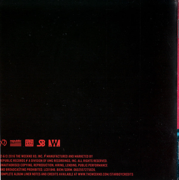 The Weeknd : Starboy (CD, Album)