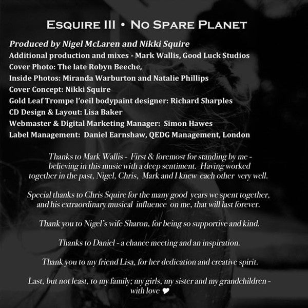 Esquire : III: No Spare Planet (CD, Album)