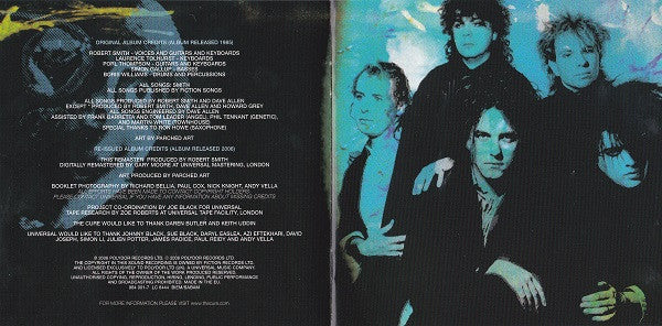 The Cure : The Head On The Door (CD, Album, RE, RM)