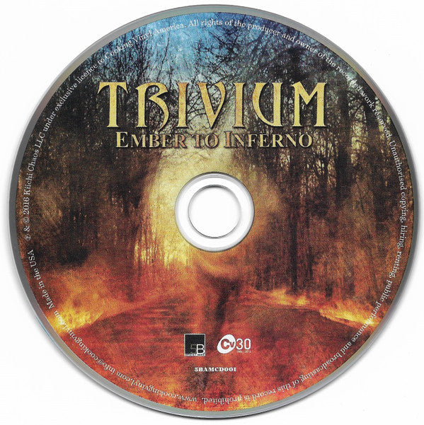 Trivium : Ember To Inferno (CD, Album, RE)