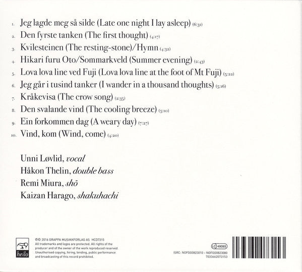Unni Løvlid : Hymn (CD, Album, Ltd)
