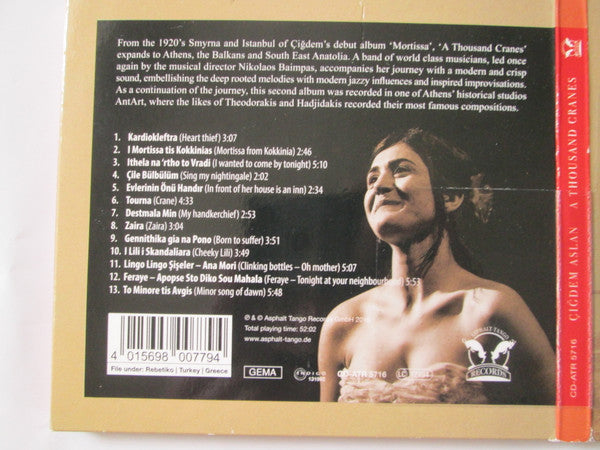 Cigdem Aslan : A Thousand Cranes (CD, Album)