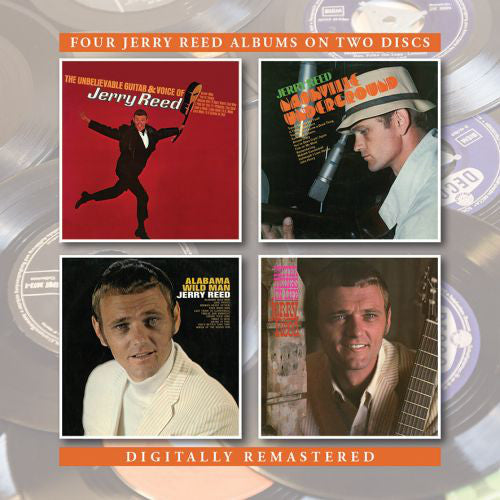 Jerry Reed : The Unbelievable Guitar And Voice Of Jerry Reed/Nashville Underground/Alabama Wild Man/Better Things In Life (2xCD, Comp, Sli)