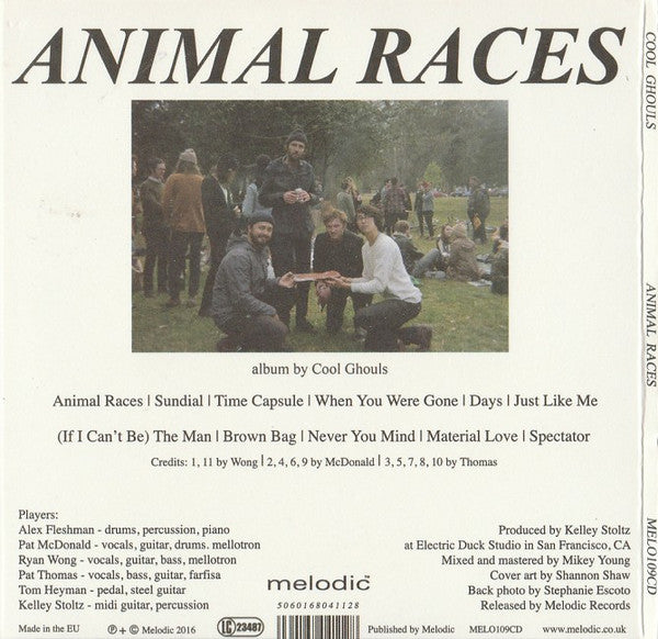 Cool Ghouls : Animal Races (CD, Album)