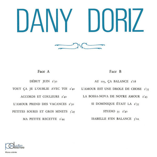 Dany Doriz : Son Vibraphone Et Sa Grande Formation (CD, Album, RE, RM, Pap)