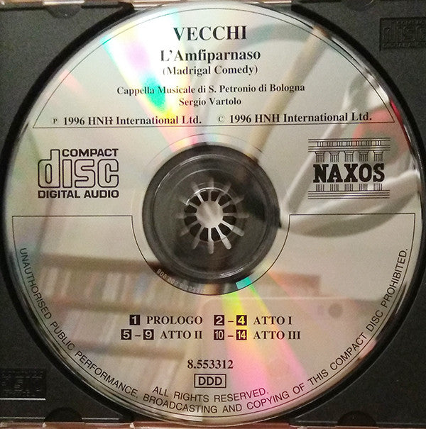 Orazio Vecchi : L'Amfiparnaso (Madrigal Comedy)  (CD, Album)