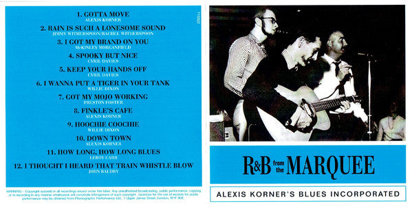 Alexis Korner's Blues Incorporated* : R & B From The Marquee (CD, Album, RE)