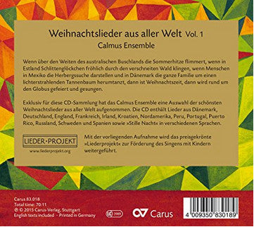 Calmus Ensemble : Weihnachtslieder Aus Aller Welt Vol.1 (CD, Album)