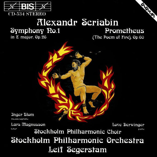 Alexander Scriabin, Stockholms Filharmoniska Orkester, Stockholms Filharmoniska Kör, Leif Segerstam : Symphony No.1 / Prometheus (CD, Album)