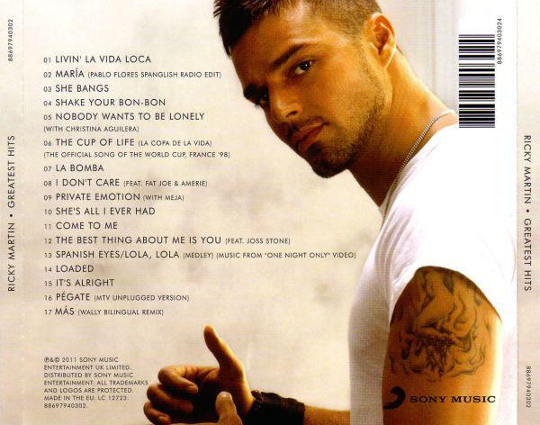 Ricky Martin : Greatest Hits (CD, Comp)
